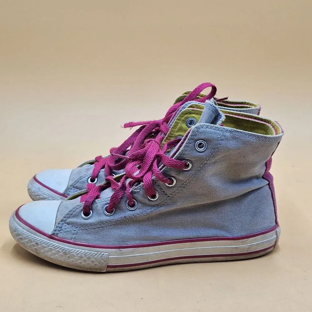 Converse Chuck Taylor All Star 2 Fold Hi Top Lucky Stone Grey Sneakers Junior 4